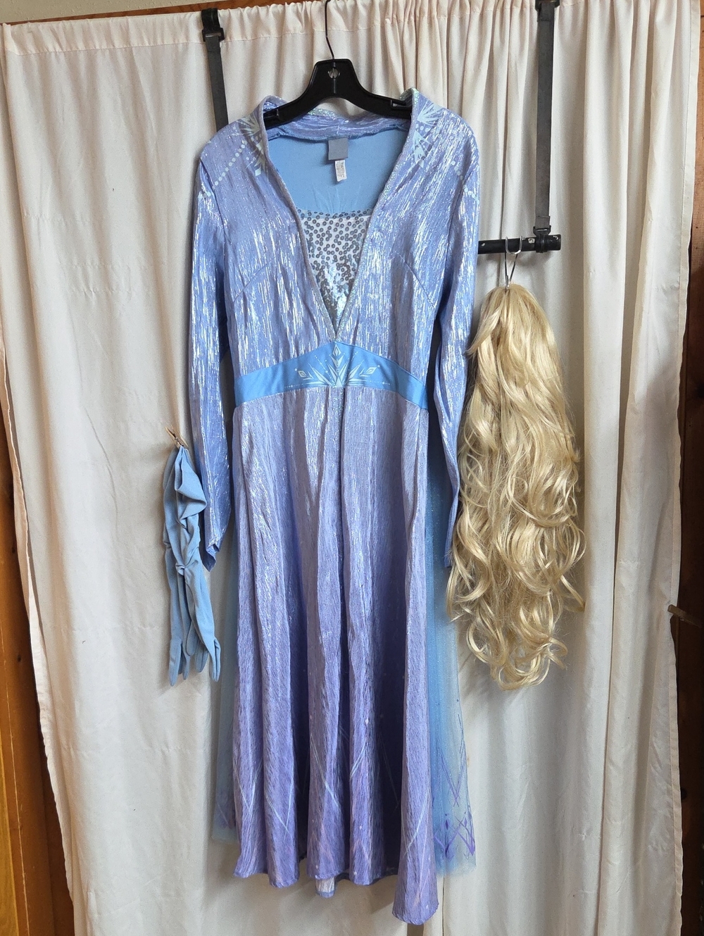 Disney Frozen 2 Elsa Costume Dress  Halloween Womens Med 6-8